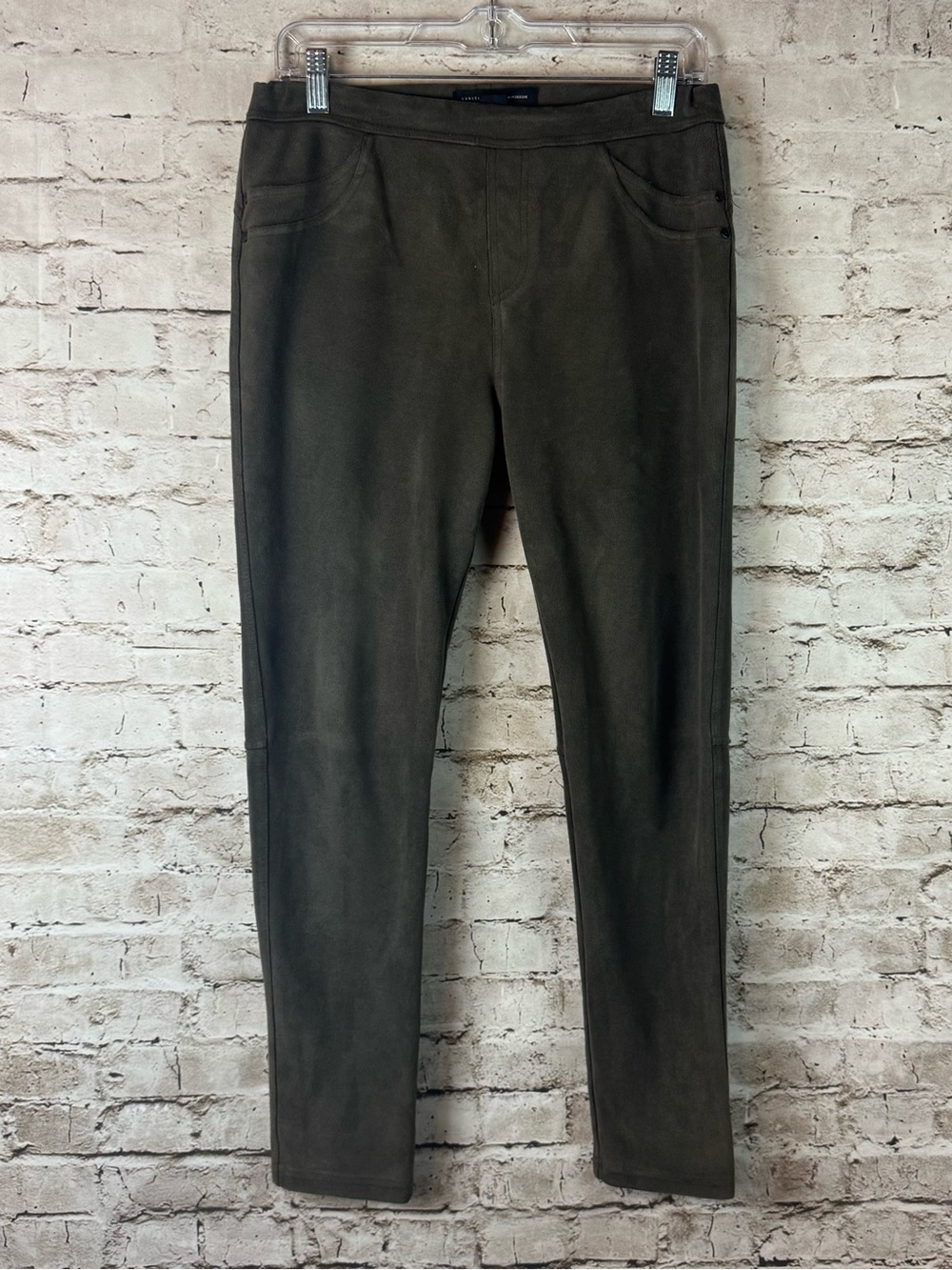 Sanctuary X Anthropolgie Women's MP Faux Suede Pants Polyester Spandex Logo